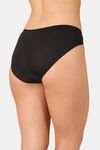 PrettyCat Mid Rise Sexy Lace Bikini Panty  - Black — thumbnail 2