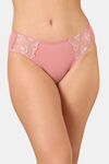 PrettyCat Mid Rise Sexy Lace Bikini Panty  - Pink — thumbnail 1