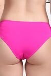 PrettyCat Women’s Mid Rise Colorblock Bikini Panty - Pink — thumbnail 2