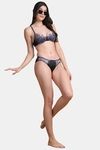 PrettyCat Self-Design Low Rise Lace Bikini Panty  - Black — thumbnail 5