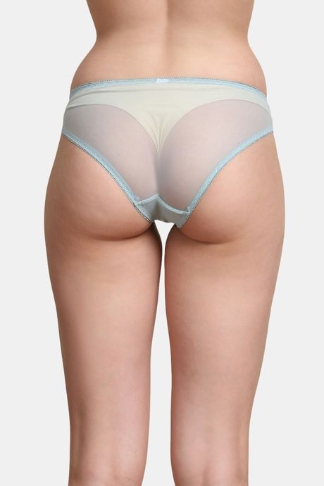 PrettyCat Self-Design Low Rise Lace Bikini Panty  - Green — image 2
