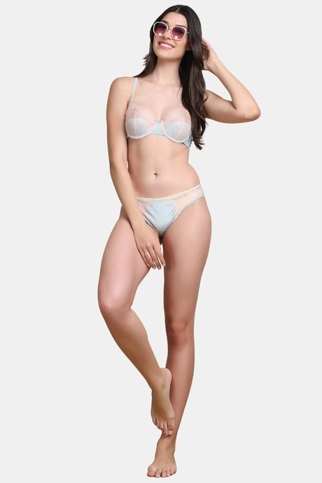 PrettyCat Self-Design Low Rise Lace Bikini Panty  - Green — image 5