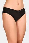 PrettyCat Mid Rise Sexy Stripped Panty  - Black — thumbnail 3