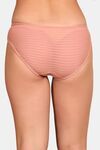 PrettyCat Mid Rise Sexy Stripped Panty  - Peach — thumbnail 2