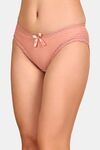 PrettyCat Mid Rise Sexy Stripped Panty  - Peach — thumbnail 3