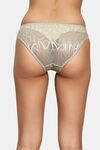 PrettyCat Sheer Mesh Mid-Rise Panty With Abstract Print - Green — thumbnail 2