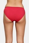 PrettyCat Romantic Floral Mesh Panel Panty  - Red — thumbnail 2