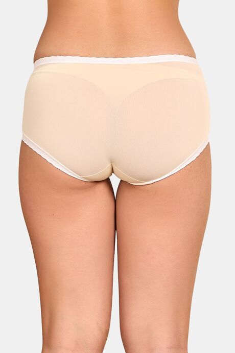 PrettyCat High Rise Hipster Panty  - Beige — image 2