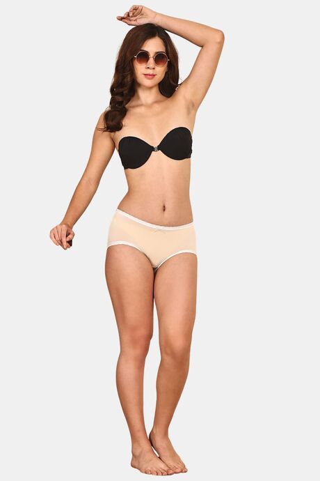 PrettyCat High Rise Hipster Panty  - Beige — image 4