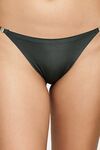 PrettyCat Low Rise Micro Bikini Panty with Double Strap Detail - Green — thumbnail 5