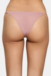 PrettyCat Low Rise Micro Bikini Panty with Double Strap Detail - Mauve — thumbnail 2