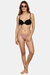 PrettyCat Low Rise Micro Bikini Panty with Double Strap Detail - Mauve — thumbnail 4