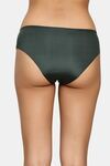 PrettyCat Triple Side Strap Bikini Panty with Gold Ring Accents - Green — thumbnail 2