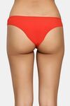 PrettyCat Women’s Triple Strap Bikini Panty With Gold Star Charm Detail - Red — thumbnail 2