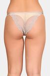PrettyCat Low Rise Sexy Lace Bikini Panty - Grey — thumbnail 2