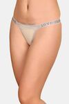 PrettyCat Low Rise Sexy Lace Bikini Panty - Grey — thumbnail 3