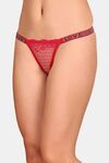 PrettyCat Low Rise Sexy Lace Bikini Panty - Pink — thumbnail 3