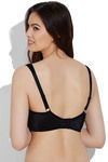 Zivame Beautiful Basics Non Padded Non Wired Full Coverage Cami Bra-Black — thumbnail 3