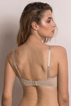 Zivame Beautiful Basics Padded Wired Full Coverage Bra - Nude — thumbnail 4