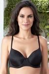 Zivame Priority Padded Wired 3/4th Coverage T-Shirt Bra-Black — thumbnail 5