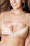 Zivame Priority Push Up Wired Medium Coverage T-Shirt Bra-Skin — thumbnail 5