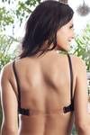 Zivame Priority Padded Wired 3/4th Coverage T-Shirt Bra-Black — thumbnail 5