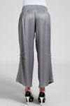 Zivame Aire Wide Waist High-Low Hem Chambray Palazzo-Grey — thumbnail 4