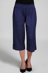 Zivame Aire Elastic Waistband Rayon Culottes-Blue — thumbnail 2