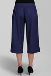 Zivame Aire Elastic Waistband Rayon Culottes-Blue — thumbnail 4