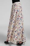 Zivame Aire Free Flowing Rayon Palazzo Skirt-Beige Floral — thumbnail 3