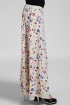 Zivame Aire Free Flowing Rayon Palazzo Skirt-Beige Floral — thumbnail 4