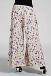 Zivame Aire Free Flowing Rayon Palazzo Skirt-Beige Floral — thumbnail 5