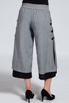 Zivame Aire Bi-color Tailored Culottes-Black — thumbnail 4