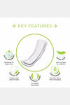 PeeSafe Disposable Maternity Bladder Control Incontinence Pad (Extra Long , 8 Pads) - White — thumbnail 3