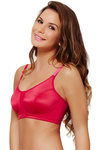 Zivame True Curv Single Layered Non Wired 3/4th Coverage Super Support Bra-Bright Rose — thumbnail 5