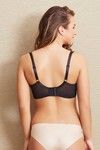 Zivame True Curv Single Layered Non Wired 3/4th Coverage Sag Lift Bra-Black — thumbnail 2