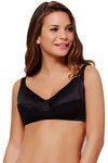 Zivame True Curv Single Layered Non Wired 3/4th Coverage Sag Lift Bra-Black — thumbnail 4