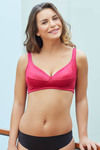 Zivame True Curv Single Layered Non Wired 3/4th Coverage Sag Lift Bra-Bright Rose — thumbnail 1