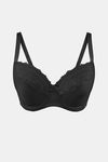 Parfait  Padded Wired Medium Coverage Long Line Bra - Black — thumbnail 4
