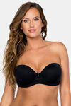 Parfait Padded Wired Strapless Bra - Black — thumbnail 1
