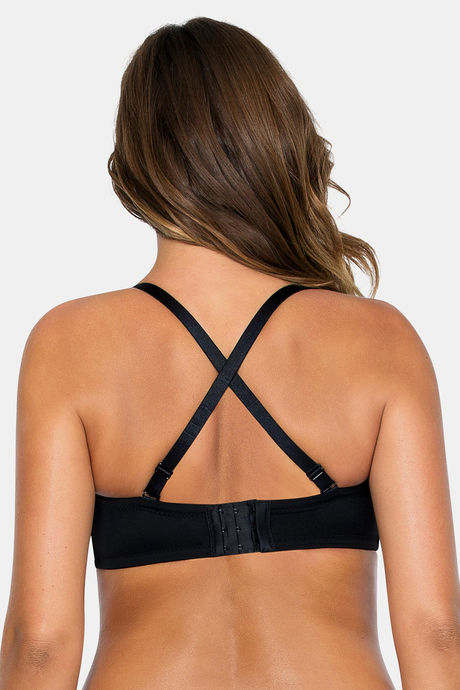 Parfait Padded Wired Strapless Bra - Black — image 4