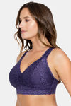 Parfait Lightly Lined Non Wired Full Coverage Bralette - Mulberry — thumbnail 3