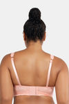 Parfait Lightly Lined Non Wired Full Coverage Bralette - Peach Bud — thumbnail 2