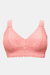 Parfait Lightly Lined Non Wired Full Coverage Bralette - Peach Bud — thumbnail 5