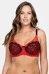 Parfait Full Coverage Underwired Bra - Scarlet — thumbnail 1