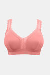 Parfait Lightly Lined Non Wired Full Coverage Bralette - Pink Blush — thumbnail 5