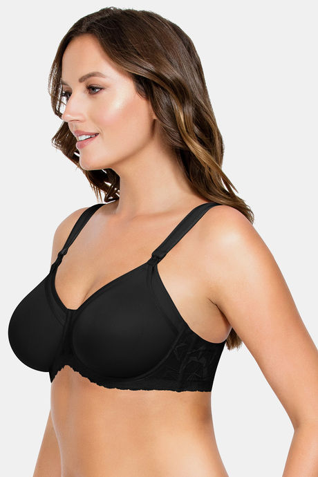 Parfait Double Layered Wired Nursing Bra - Black — image 4