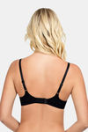 Parfait Lightly Lined Wired Full Coverage T-Shirt Bra - Black — thumbnail 2