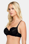 Parfait Lightly Lined Wired Full Coverage T-Shirt Bra - Black — thumbnail 3