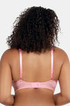 Parfait Padded Non-Wired Full Coverage Bralette - Flamingo Pink — thumbnail 3